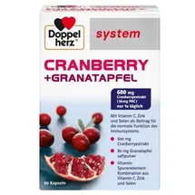Doppelherz System Cranberry + Granatapfel Kapseln 60 St.