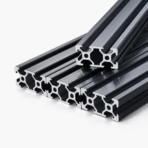 Vevor 5er Set Aluprofil 1500 mm T-Nut 2040 Aluminium-Strangpressprofil, eloxierte Linearschiene nach europäischem Standard, Nutenprofil für 3D-Drucker, CNC-Maschine DIY, Lasergravur, Schwarz