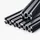 Vevor 5er Set Aluprofil 1500 mm T-Nut 2040 Aluminium-Strangpressprofil, eloxierte Linearschiene nach europäischem Standard, Nutenprofil für 3D-Drucker, CNC-Maschine DIY, Lasergravur, Schwarz