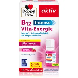 Doppelherz B12 Vita-Energie Intense Fläschchen zur Erhaltung von Energie und kognitiver Leistungsfähigkeit 18 St.