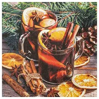 Home fashion Home Fashion®, Glogg, Lunch-Servietten aufgefaltetes Maß 33