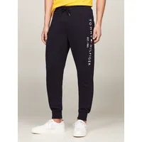 Tommy Hilfiger Sweathose »BASIC BRANDED SWEATPANTS«, mit großem Schriftzug Gr. XL N-Gr, marine, , 65002156-XL N-Gr