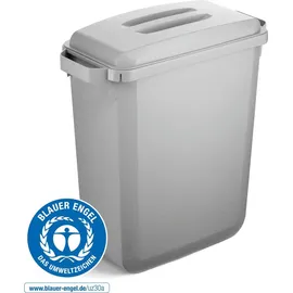 Durable Abfallbehälter DURABIN ECO 60 l H600xB590xT282mm grau