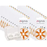 120er Pack kompatibel mit Siemens Signia Typ 13 Hörgerätebatterien (Orange) | Premium Zink-Luft Batterien | Extra langlebig & leistungsstark