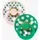Bibs Studio Colour Polka Schnuller 2er-Pack, Latex Größe 2, Petal/Cactus