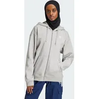 Adidas Essentials Fleece Kapuzenjacke Medium Grey Heather XS