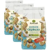 Alnatura Bio Kokos Crunchy Müsli, 375 g (Packung mit 3)