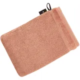 VOSSEN Pure Waschhandschuh 16 x 22 cm red wood
