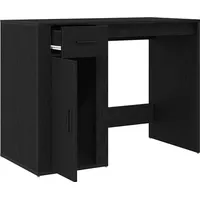 VidaXL Schreibtisch Schwarz Eiche