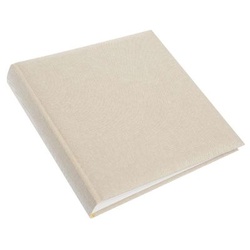 goldbuch Leinen Fotoalbum Summertime Trend 2 30x31cm 60 weiße Seiten beige