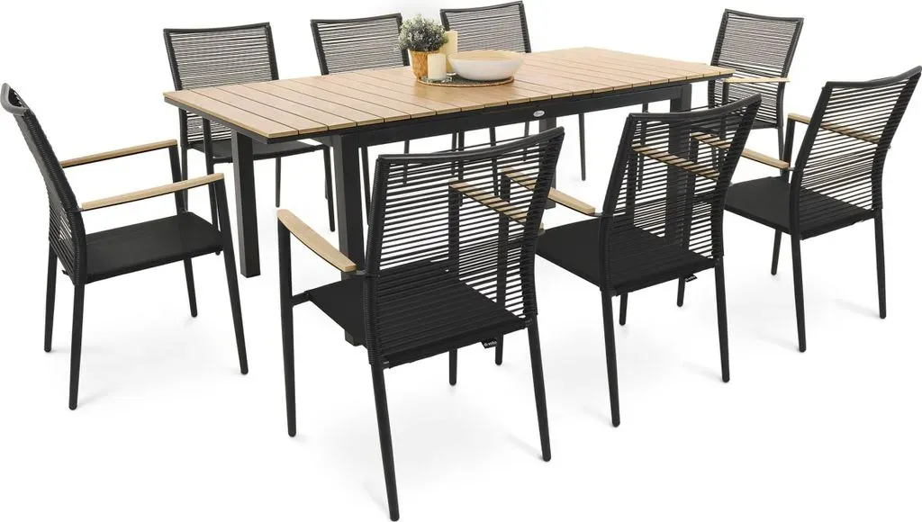polyrattan gartenmbel set