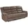 luma-home schönes für dein zuhause 3-Sitzer Couch Mikrofaser Vintage Graubraun