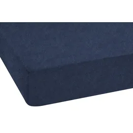 Setex Bettlaken Feinbiber 90 x 200 cm blau