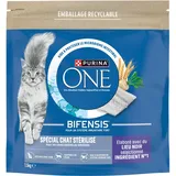 PURINA ONE Speziell sterilisierte Katzenfutter, schwarzer Platz, 1,5 kg