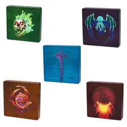 Design-Würfeletuis aus Holz - Cthulhu