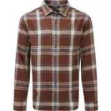 Sherpa Batsa Eco Hemd kariert braun XL
