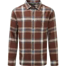 Sherpa Batsa Eco Hemd kariert braun XL