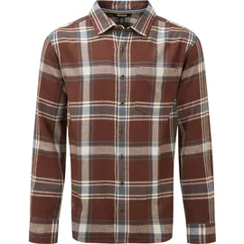 Sherpa Batsa Eco Hemd kariert braun XL