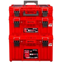 QBRICK System PRIME SET 1 RED Ultra HD Cart Red Ultra Hd Custom + Toolbox 150 Profi Red Ultra Hd Custom + Toolbox 250 Vario Red Ultra Hd Custom
