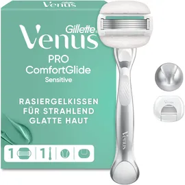 Gillette Venus Pro Comfortglide Sensitive Rasierer + 1 Klinge