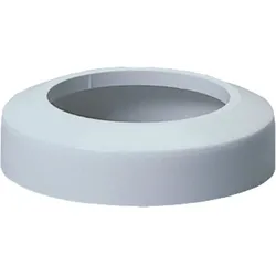 Flachrosette DN100 weiß