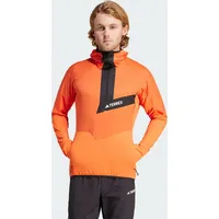 Adidas Techrock Ultralight 1/2-Zip Hooded Anorak Semi Impact Orange S