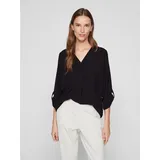 VILA Blusenshirt VIJOSA schwarz 44