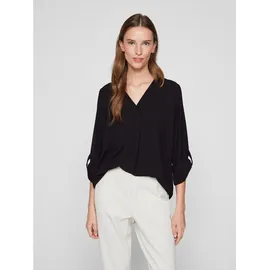 VILA Blusenshirt VIJOSA schwarz 44