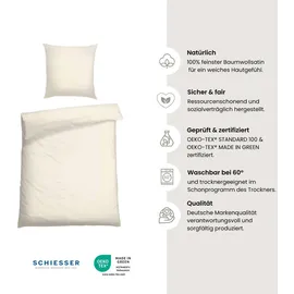 SCHIESSER Bettwäscheset Ella - - 2-teilig - 135 x 200 cm, Schlaftextilien, Bettwäsche Bettwäsche,