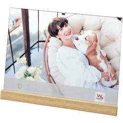 walther + design Simplicity Portraitrahmen, natur, 10 x 15 cm