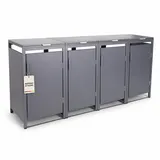 Albatros Mülltonnenbox 272 cm x 118,5 cm grau