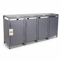 Albatros Mülltonnenbox 272 cm x 118,5 cm grau