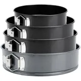 Intirilife 4-teiliges Springformen-Set in Grau - Gr.: onesize