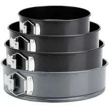 Intirilife 4-teiliges Springformen-Set in Grau - Gr.: onesize