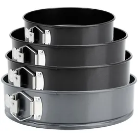 Intirilife 4-teiliges Springformen-Set in Grau - Gr.: onesize