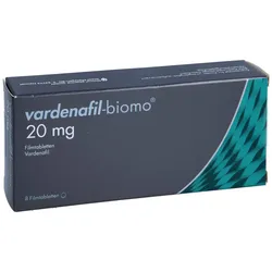 Vardenafil-biomo 20 mg Filmtabletten 8 St