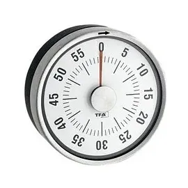 TFA Puck Kurzzeitmesser Anthrazit analog 79 x 32 x 79 mm