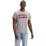 Levi's Standard Housemarked Kurzarm-T-Shirt Mid Heather Grey M