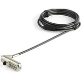 Startech StarTech.com Laptopschloss (2m Kabel, Nano Lock, individuell wählbare Kombination, Anti-Theft)