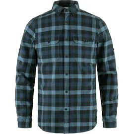 Fjällräven Skog Flanellhemd Indigo Blue / Dark Navy L