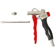 Stier Ausblaspistole mit Wechseldüse und Flow Control 1/4 Zoll 6,3 bar