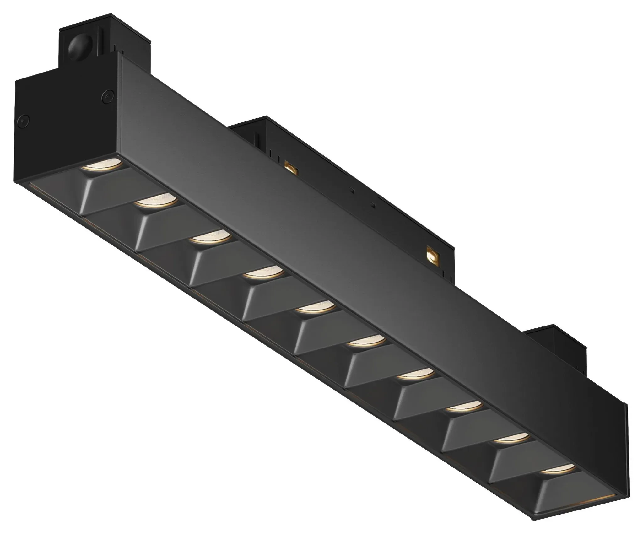 Schienensystem-Strahler Points Schwarz max. 20 Watt