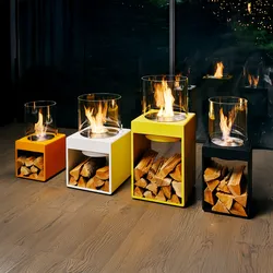 EcoSmart POP 3L [Design Ethanol Kamin]: Orange - ohne Schutzhülle