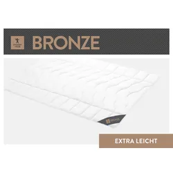 Baumwollbettdecke SPESSARTTRAUM "Bronze", weiß, B:155cm L:220cm, Bettdecken Bezug: 100% Baumwolle. Bettdecken Füllung: 100% Polyester, Bettdecken, hergestellt in Deutschland, allergikerfreundlich