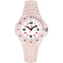 Jacques Lemans ALPHA SAPHIR 393A Quarzuhr Gehäusefarbe rosa Armbandtyp Silikonarmband