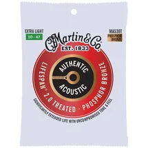 Martin Akustikgitarrensaiten, Lifespan 2.0 Extra Light 10-47, 98/2 Phosphor Bronze (MA530T)