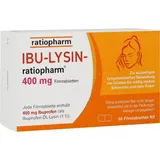 Ratiopharm IBU-LYSIN-ratiopharm 400 mg Filmtabletten 50 St.