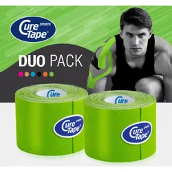 CureTape® SPORTS Kinesiotape  - Rabattsatz - Lime EINHEITSGRÖSSE