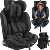 Kidiz KIDIZ® Autokindersitz Triangle Premium Kindersitz Kinderautositz Autositz Sitzschale 9 kg - 36 kg 1-12 Jahre Gruppe 1/2/3 universal zugelassen nach ECE R129/03 mit Isofix