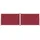 vidaXL Seitenmarkise 220 x 600 cm Rot Polyester